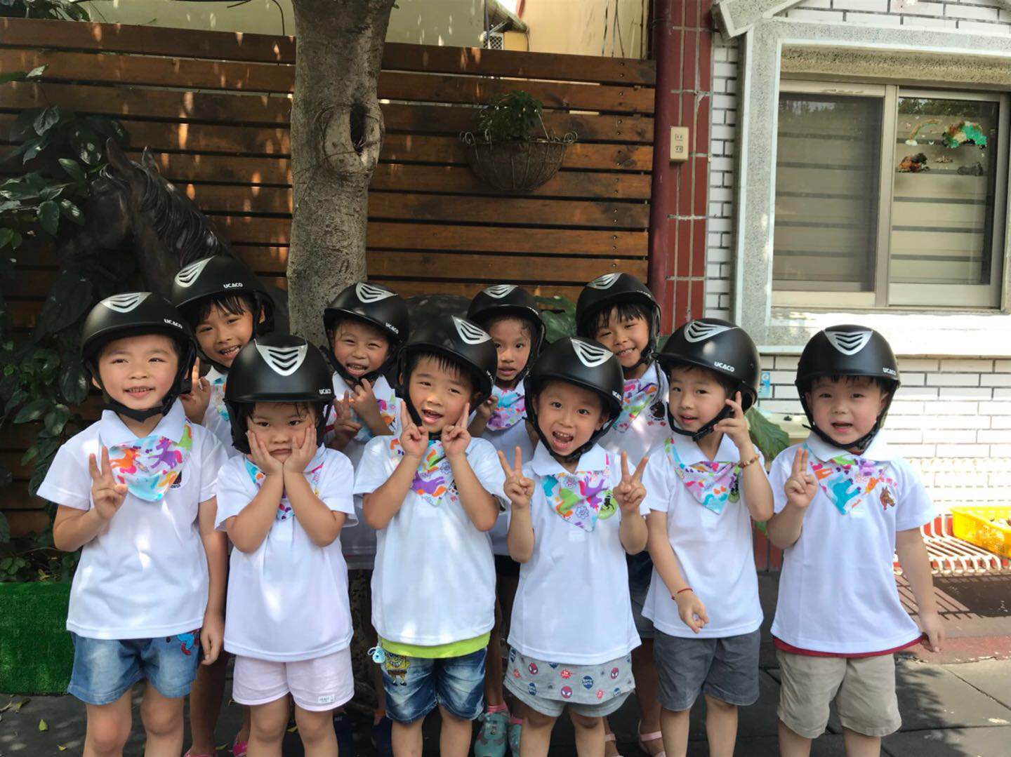  Riding experience in kindergarten in Taiwan